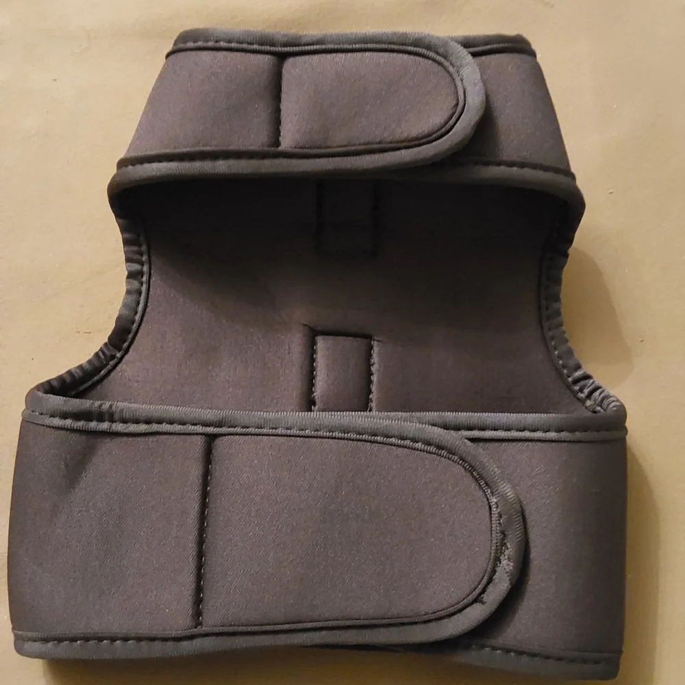 Large brown cat harness,collar and leash (7)